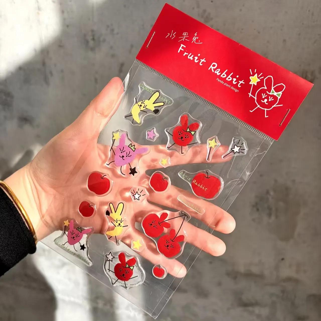 3D కార్టూన్ ఎపాక్సీ రెసిన్ స్టిక్కర్లు