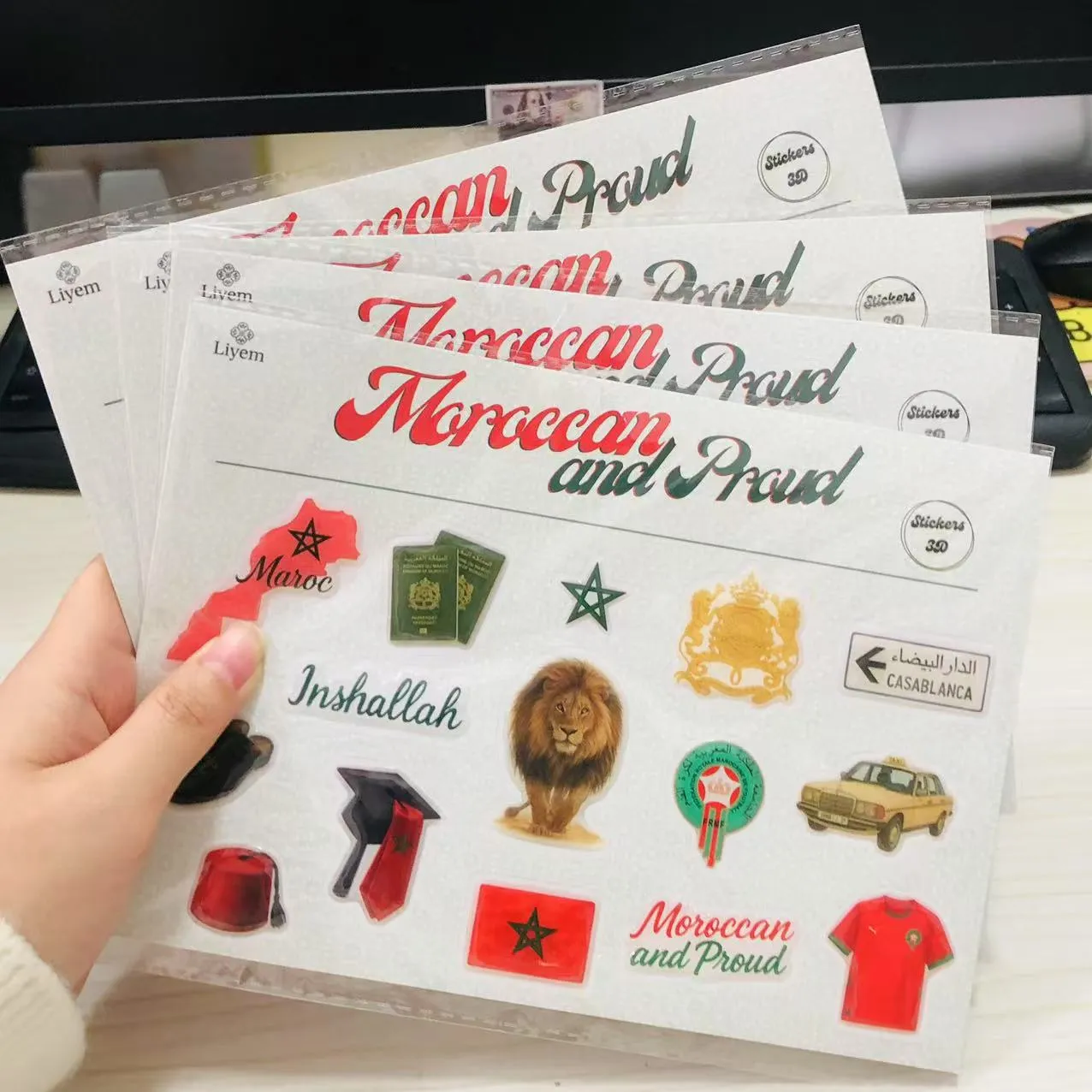 డోమ్ ఎపోక్సీ రెసిన్ స్టిక్కర్లు